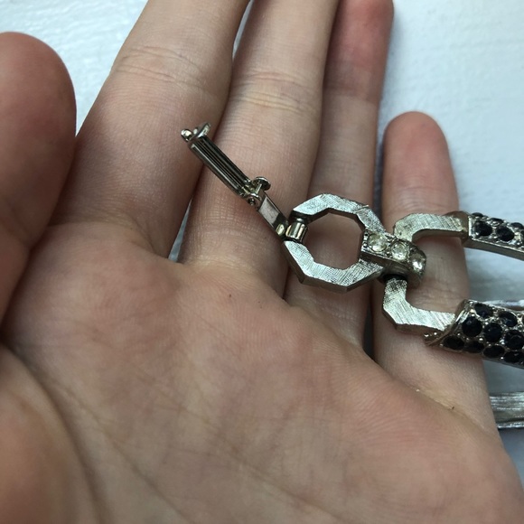 Vintage crystal link bracelet - Picture 6 of 6